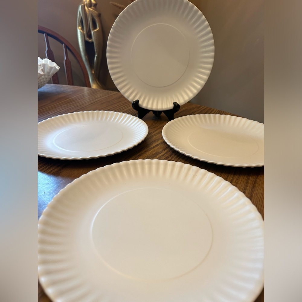 Melamine "paper" plates - set of 4 - one hundred 80 degrees